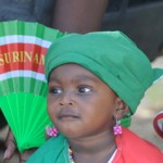 Wee one, dressed up for Independence day